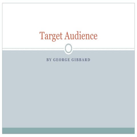Target audience