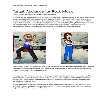 Target audience for rock music