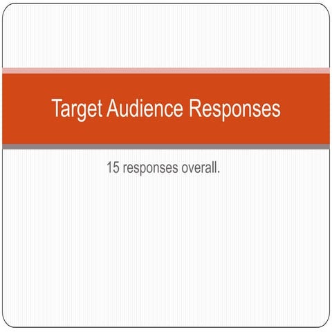 Target audience | PPTX