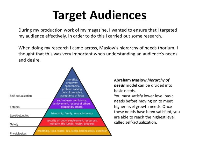 Target Audiences