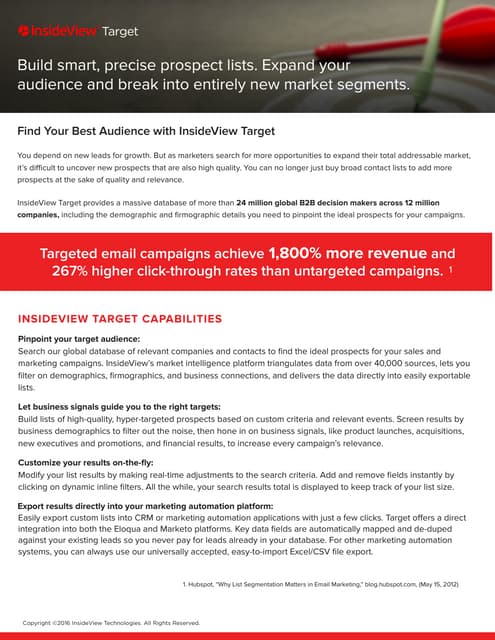 InsideView Target