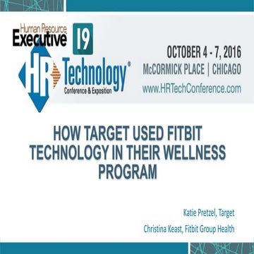 How Target Used Fitbit Technology in their Wellness Program