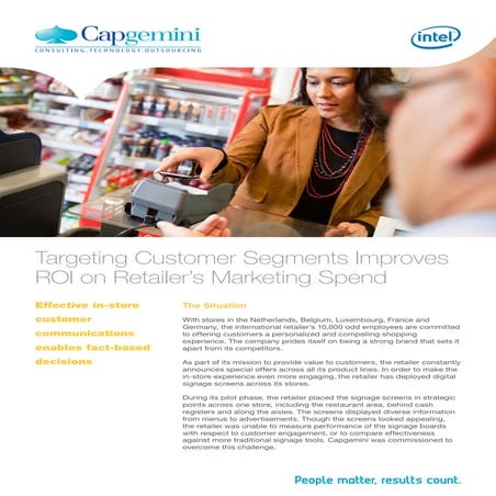 Targeting Customer Segments Improves ROI on Retailer’s Marketing Spend