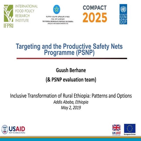 Impact of the PSNP (2006-2021) | PPTX
