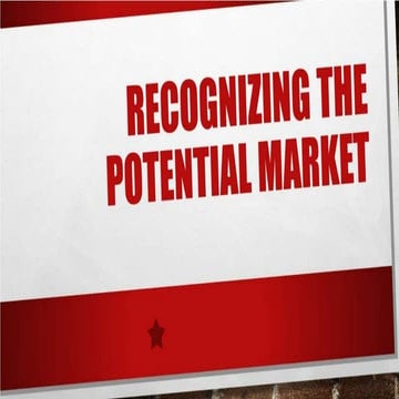 recognizing  potential target market,.pptx