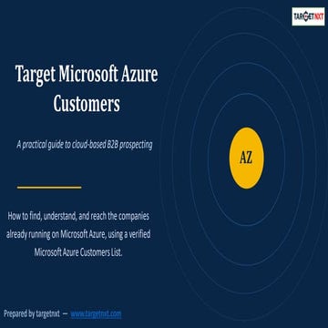 Target Microsoft Azure Customers: The 2026 Guide to Cloud-Based B2B ...