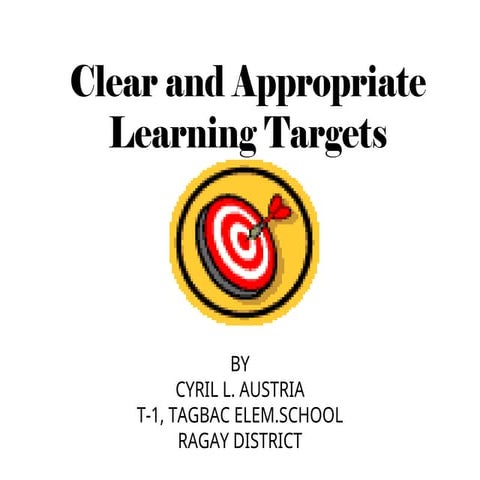 Targets and Deconstruction . . FINAL.ppt