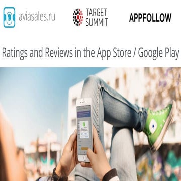 Ratings and reviews in the App Store and Google Play