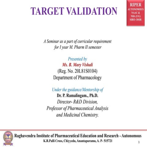 Target Validation