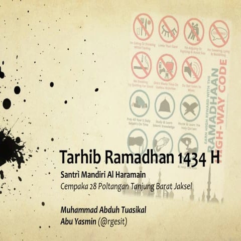 Tarhib ramadhan @rgesit | PDF