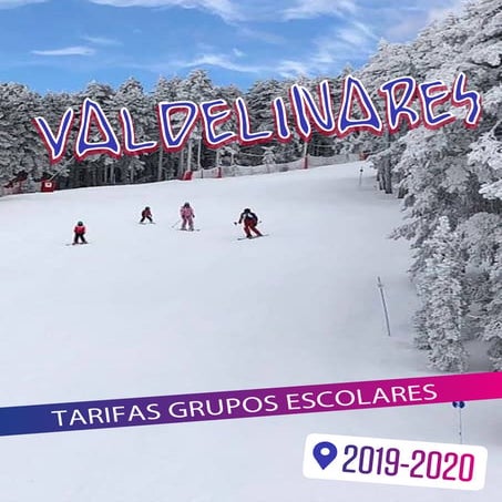 Tarifas grupos escolares esqui valdelinares 2019 2020