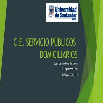 Tarifas servicios publicos