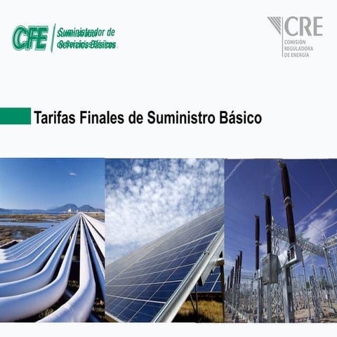 TARIFAS de cfe con base a las normas de cfe en cfe | PPTX