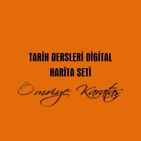 Tarih dersleri digital harita seti | PDF