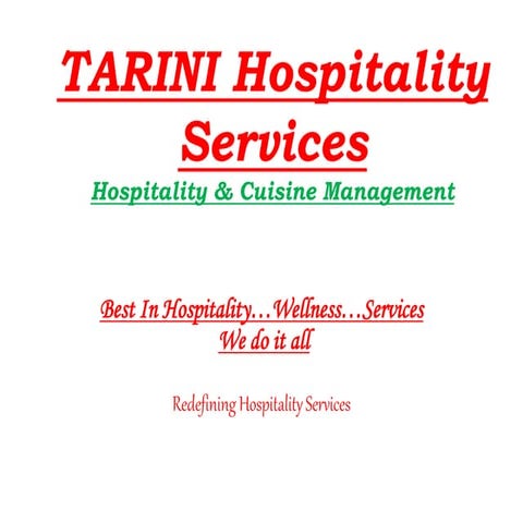 Tarini hospitality developed by davar infotech