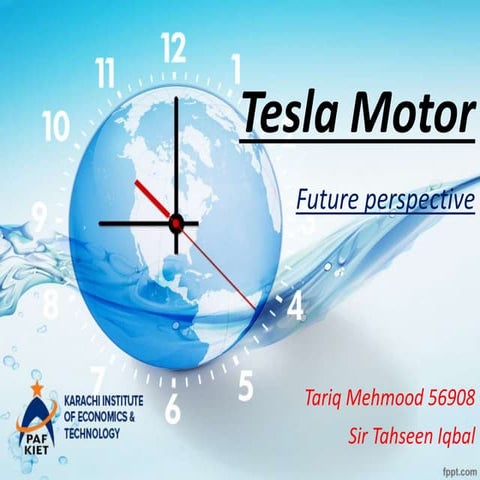 Tesla Motor (Future Perspective) PowerPoint