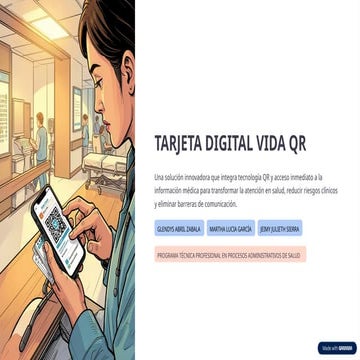 Innovative VIDA QR Digital Health Card for Emergency Medical Access | PPTX