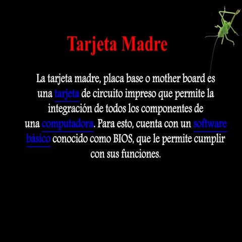 Tarjeta madre