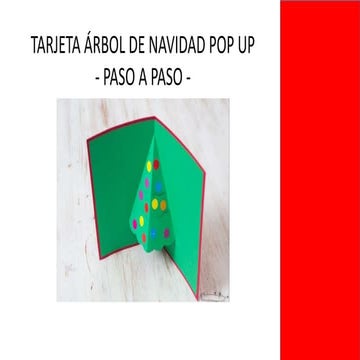 Tarjeta arbol de navidad