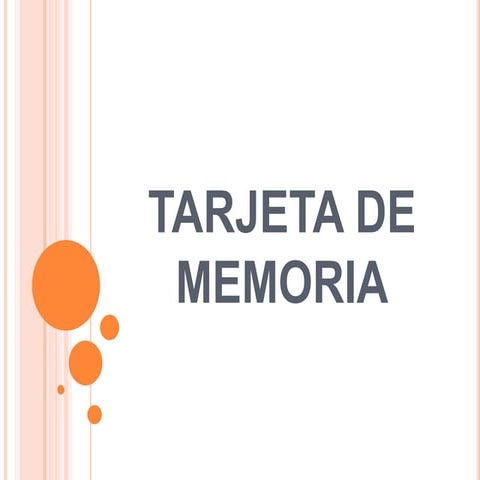 Tarjeta de memoria- yovana