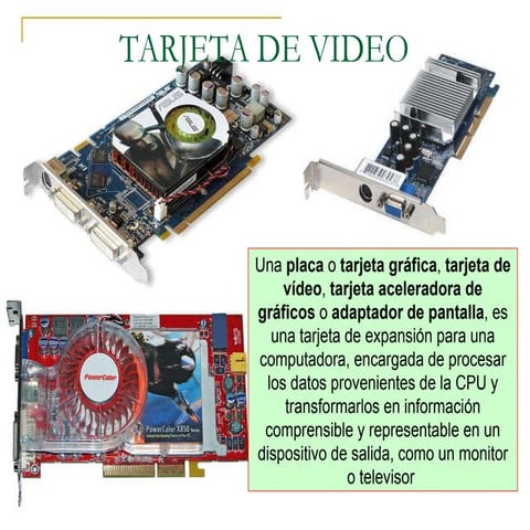 Tarjeta De Video