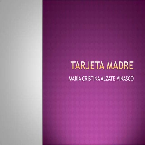 Tarjeta madre