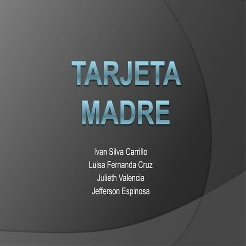 Tarjeta madre