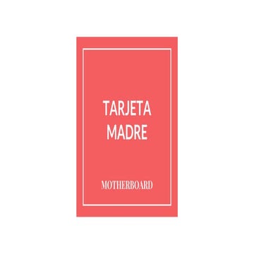 TARJETA MADRE