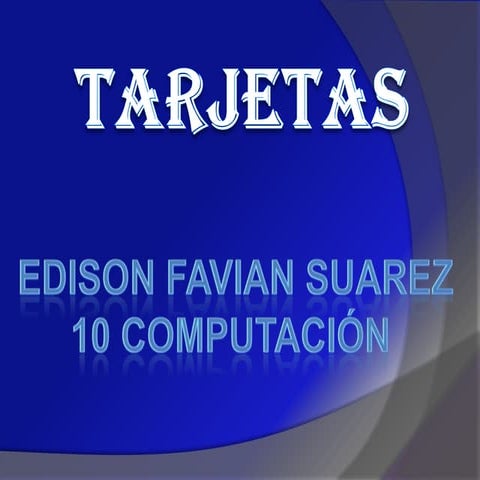 Tarjetas 7