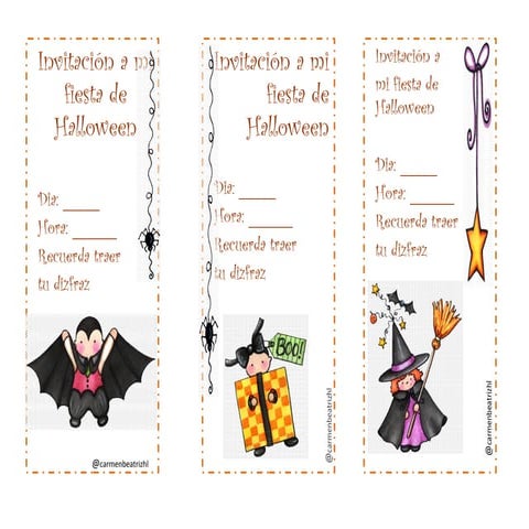 Tarjetas de halloween