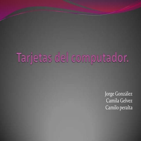Tarjetas del computador (1)