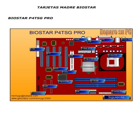 Tarjetas madre biostar