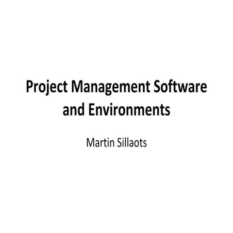 Project Management Software
