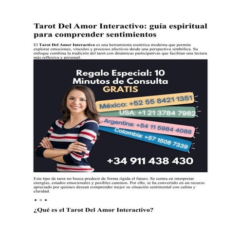 Tarot Del Amor Interactivo para comprender tus emociones sentimentales ...