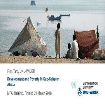 Development and Poverty in the Sub-Saharan and Northern Africa
