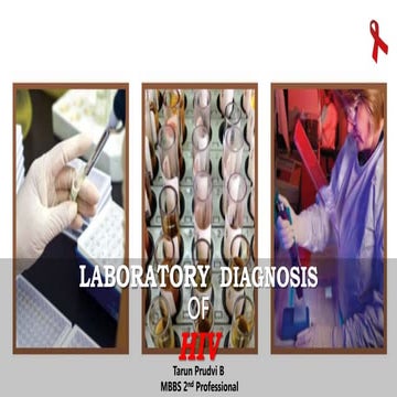 Laboratory diagnosis of HIV | PPT