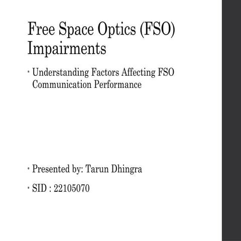 Free Space Optics (FSO) Impairements.pptx