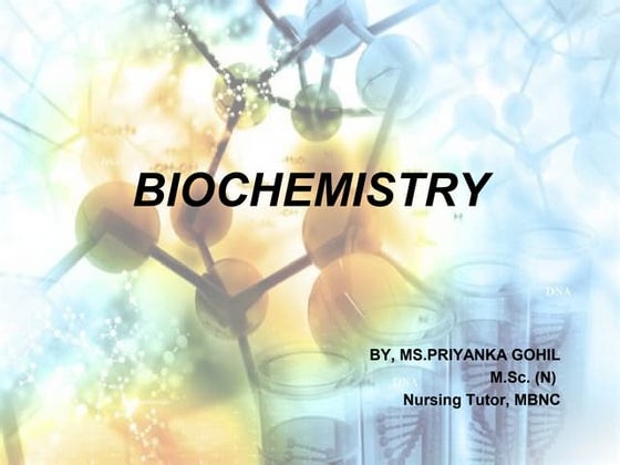 INTRODUCTION TO BIOCHEMISTRY. | PDF | Endocrine and Metabolic Diseases ...