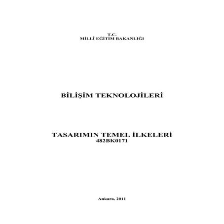 Tasarımın temel ilkeleri