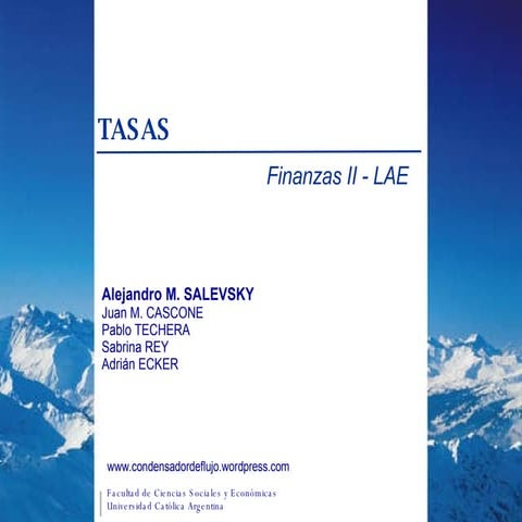 Tasas F2 2008