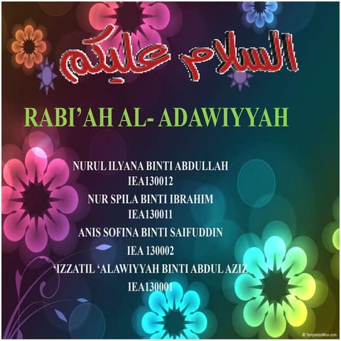 Rabiah al-Adawiyyah | PPTX