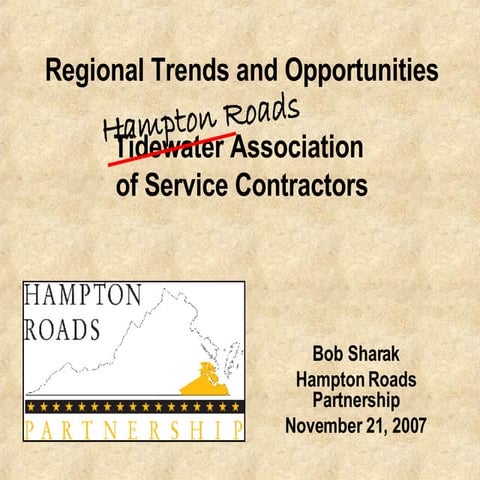 TASC-Hampton Roads Partnership Presentation 