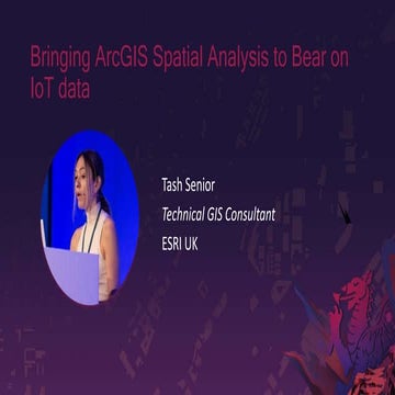 Bringing ArcGIS spatial analysis to bear on IoT data
