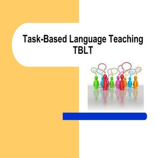 Task based language teaching (forma...