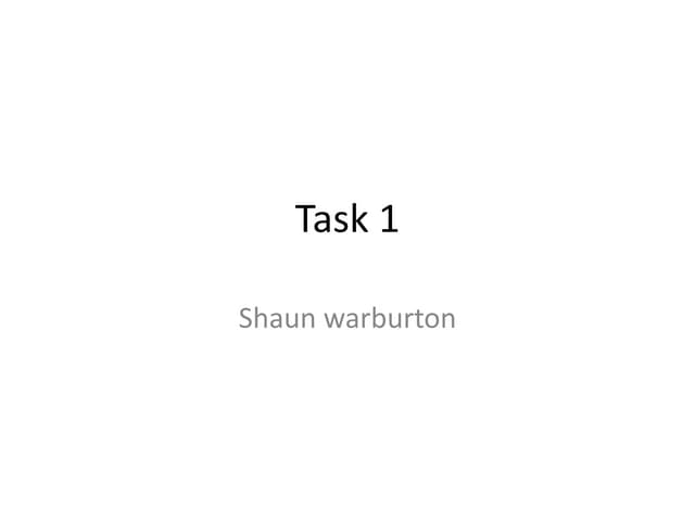 Task 1