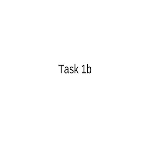 Task 1b