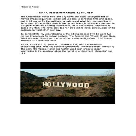 Task 1C Assessment criteria 1