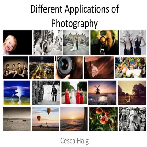 different applications of photography