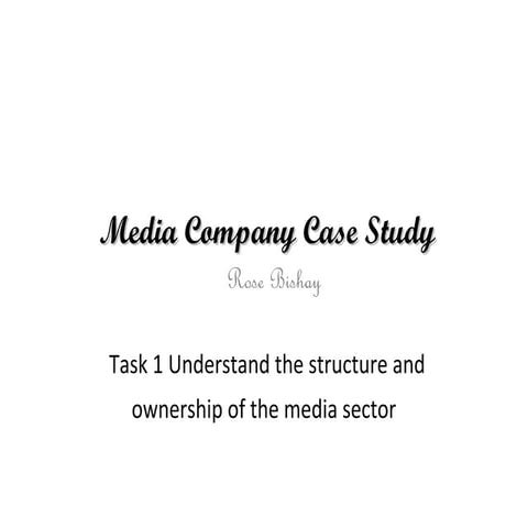 Task 1 ownership case study