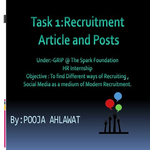 Different ways of recruiting (HR)